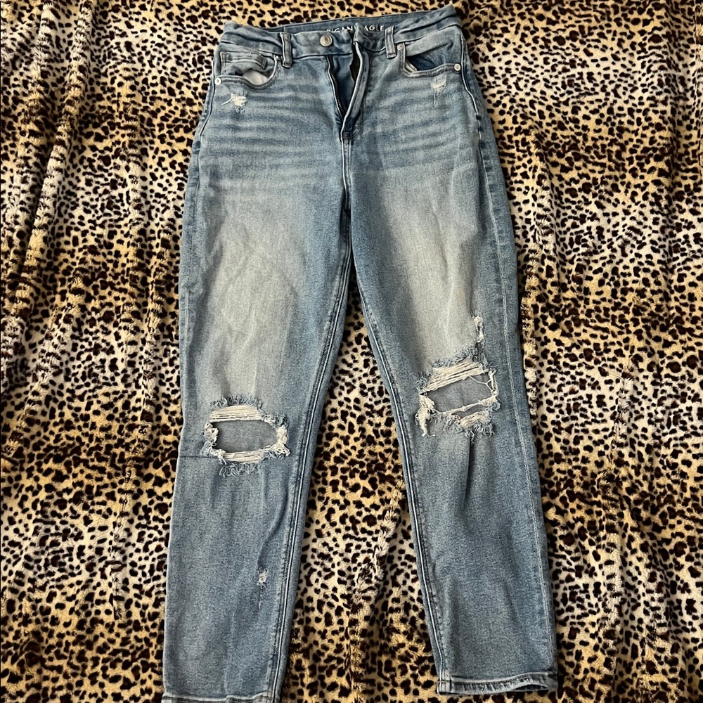 American Eagle Outfitters Blue Straight Leg Jeans